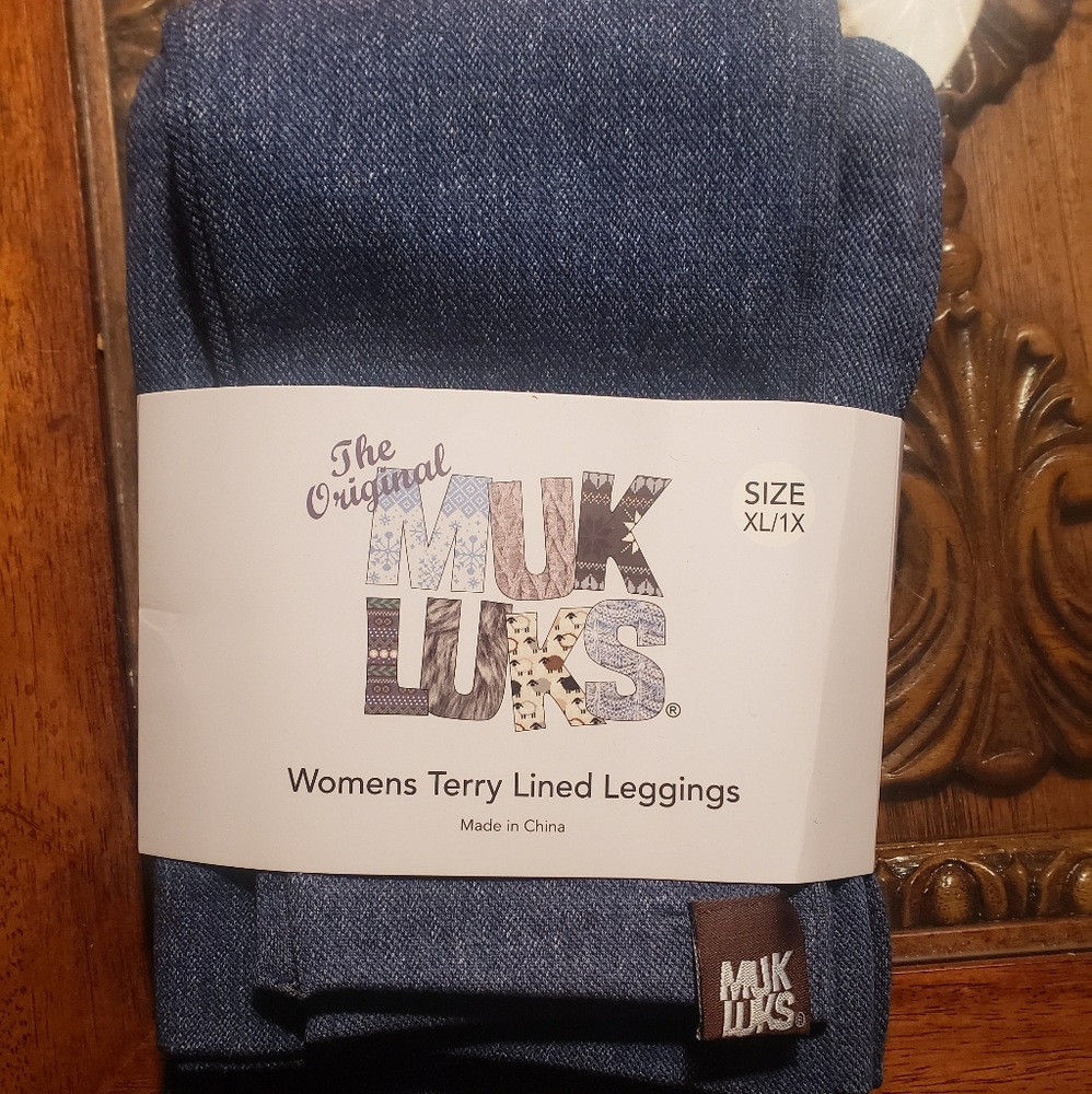 Terry lined leggings